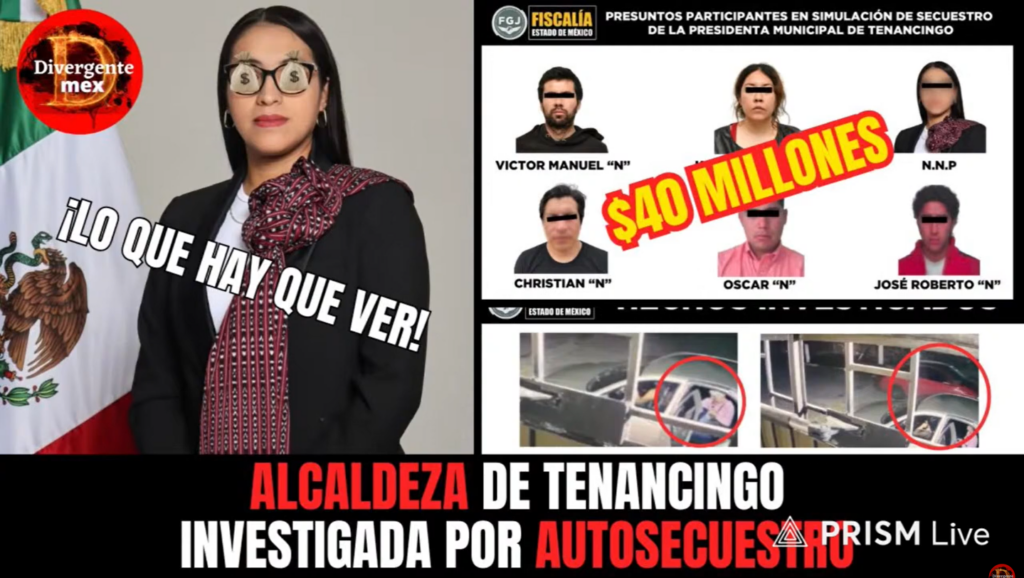 portada alcaldesa de tenancindo autosecuestrada