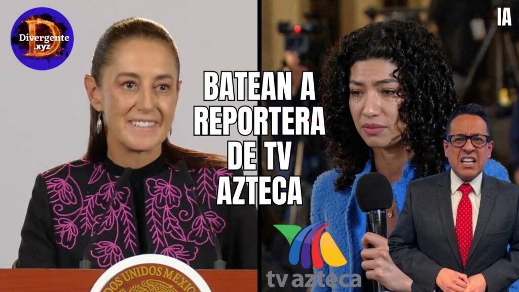 portada reportera de tv azteca bateada